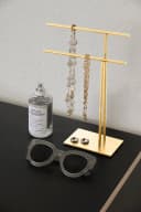 LaLe Living Schmuckständer Butik Eisen Schwarz Gold Bild 3