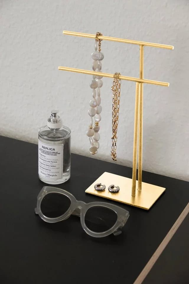 LaLe Living Schmuckständer Butik Eisen Schwarz Gold - Bild 3