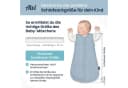 Kinderhaus Blaubaer Babyschlafsack Mull-Schlafsack TOP Blau 100% Baumwolle Bild 3