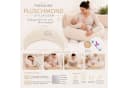 Kinderhaus Blaubaer Stillkissen Plüschmond Beige mit Spucktuch Bild 4