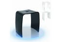 Libaro Duschhocker MERAN Acryl Schwarz Modern Bild 2