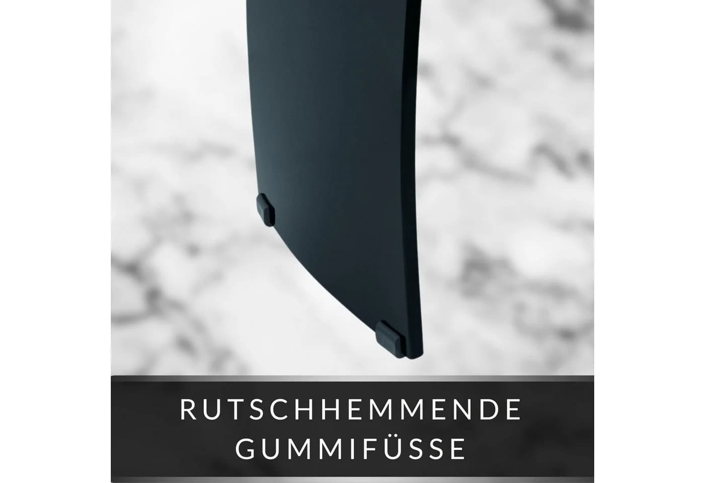 Libaro Duschhocker MERAN Acryl Schwarz Modern - Bild 4