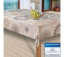 Laro Tischdecke Wachstuch Mandala Beige Braun Rechteckig Bild 2