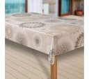 Laro Tischdecke Wachstuch Mandala Beige Braun Rechteckig Bild 3