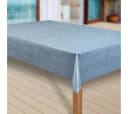 Laro Tischdecke Wachstuch-Tischdecken Abwaschbar Uni Blau Meliert Rechteckig Bild 2