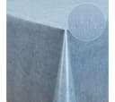 Laro Tischdecke Wachstuch-Tischdecken Abwaschbar Uni Blau Meliert Rechteckig Bild 3