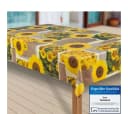 Laro Tischdecke Wachstuch Sonnen Blumen Rechteckig Bild 2