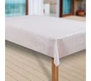 laro Tischdecke Wachstuch-Tischdecken Abwaschbar Dhalia Creme Bild 1