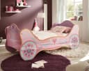 Begabino Kinderbett Prinzessin Kutsche Lila Glanz 90x200 cm Bild 2