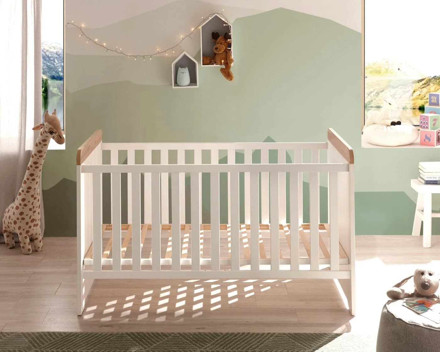 Begabino Babybett Jasmin Landhausstil 70x140 cm - Bild 3