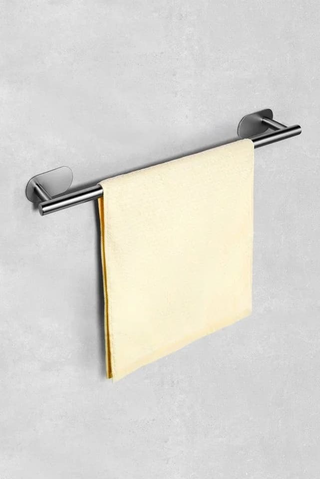 Ambrosya Handtuchstange Selbstklebend Edelstahl Silber - Bild 4