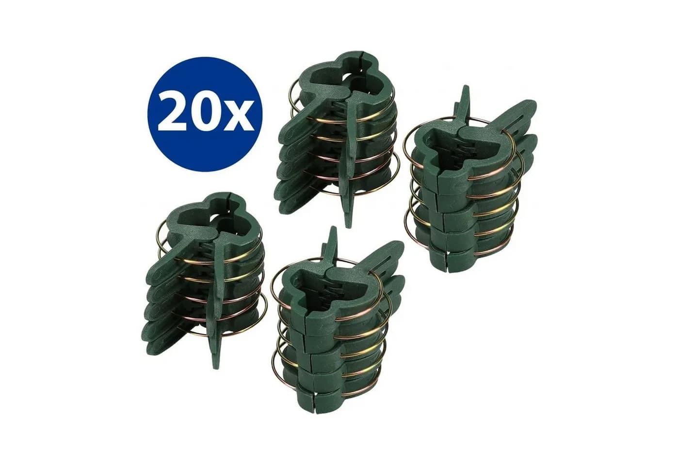 mumbi Gartenpflege-Set 20x Pflanzenclips Klein Rankhilfe - Bild 2