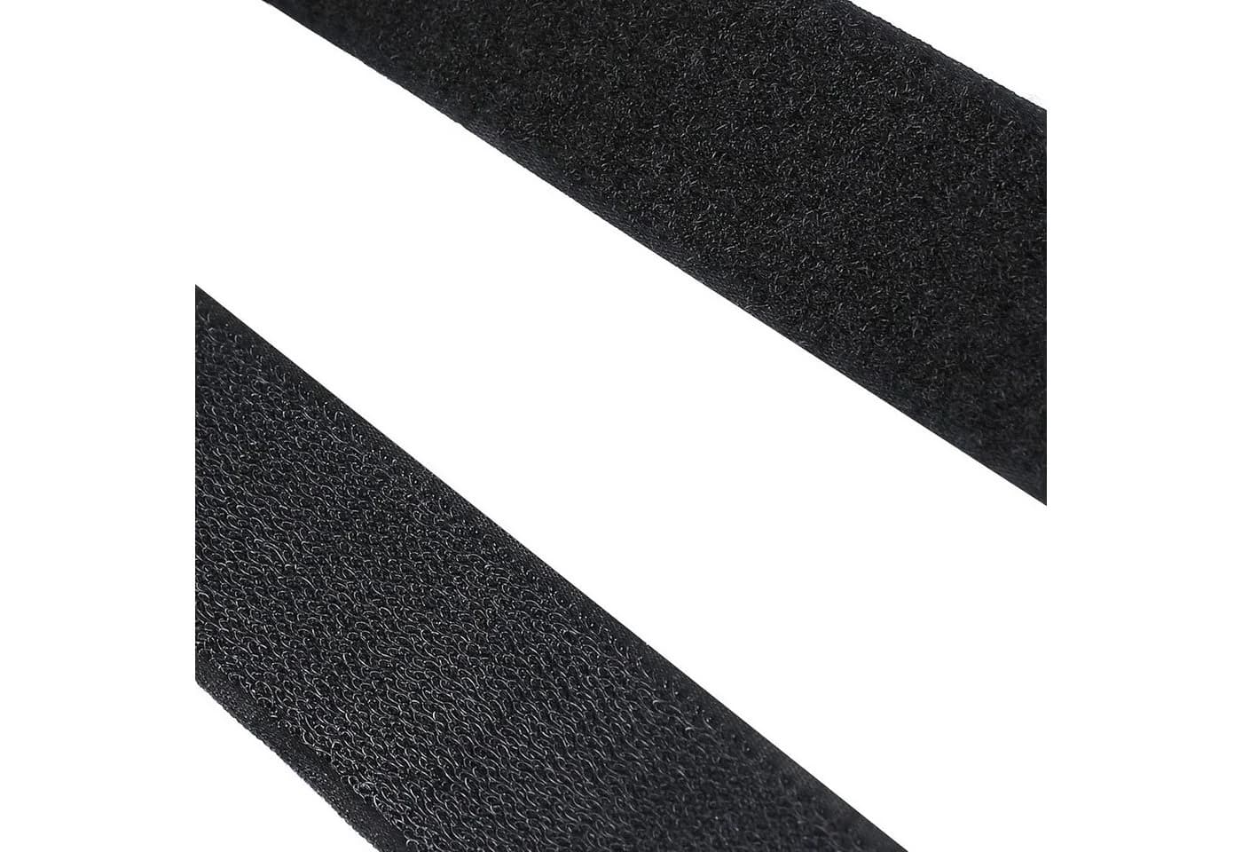 mumbi Klettband Selbstklebend Extra Stark Schwarz