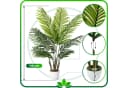 PASCH Kunstpalme Areca Palme mit Topf Grün 110 cm Bild 4