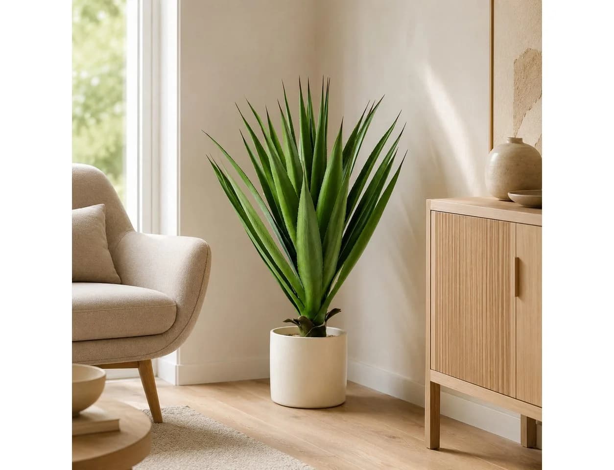 Kunstpflanze Olive im Topf 65-90 cm