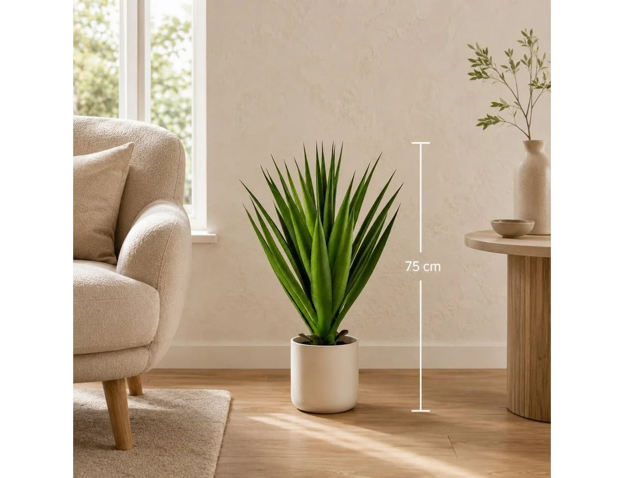 Kunstpflanze Olive im Topf 65-90 cm - Bild 3