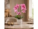 PASCH Kunstorchidee 60cm Urban Stone Topf Rosa Real Touch Bild 1