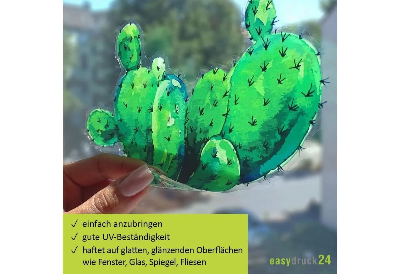 younikat Fensterbilder Aufkleber Pflanzen Grün 19er Set - Bild 3
