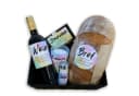 younikat Aufkleber Set zum Einzug 5 Stück Bunt Brot Salz Wein Schokolade Bild 2