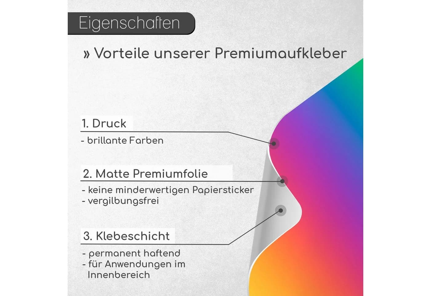 younikat Aufkleber Set zum Einzug 5 Stück Bunt Brot Salz Wein Schokolade - Bild 3