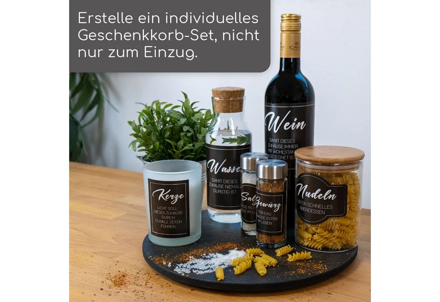younikat Aufkleber Set 19 Stück Einzug Motiv schwarz - Bild 5