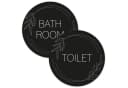 younikat Türaufkleber 2er Set Bathroom I Modern Bunt Bild 2
