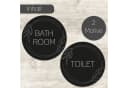 younikat Türaufkleber 2er Set Bathroom I Modern Bunt Bild 3