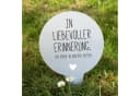 younikat Dekofigur Grabstecker Edelstahl 16cm Grabschmuck Bild 4