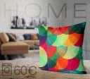 VOID Kissenbezug Bunt Gemustert Kreise Polyester Bild 1