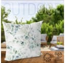 VOID Kissenbezug Botanisch Floral Wasserfarben Farnkraut Laub Garten Natur Baum Bild 3