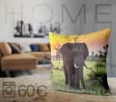 VOID Kissenbezug Elefant Sonnenuntergang Bild 3