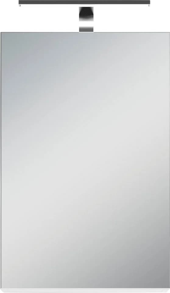 byLIVING Spiegelschrank Spree Weiß LED Soft-Close Steckdose