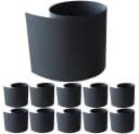 Melko Sichtschutzstreifen 10er Set Hart PVC Anthrazit Bild 1