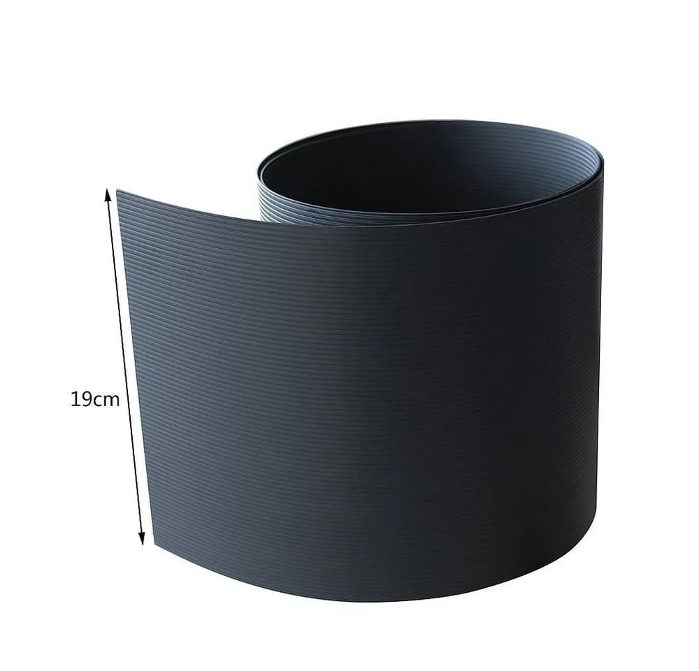 Melko Sichtschutzstreifen 10er Set Hart PVC Anthrazit - Bild 3