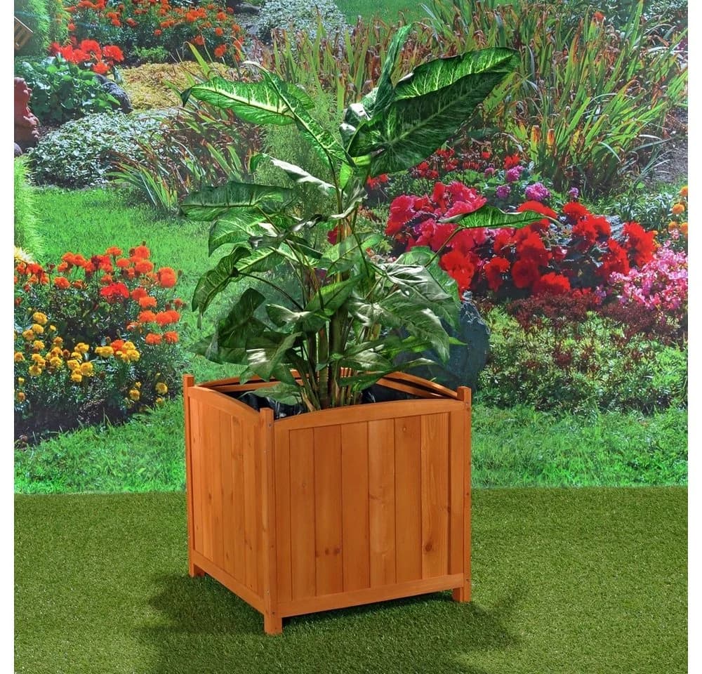 Melko Pflanzkübel Blumenkasten 2 Stück 50cm Fichtenholz