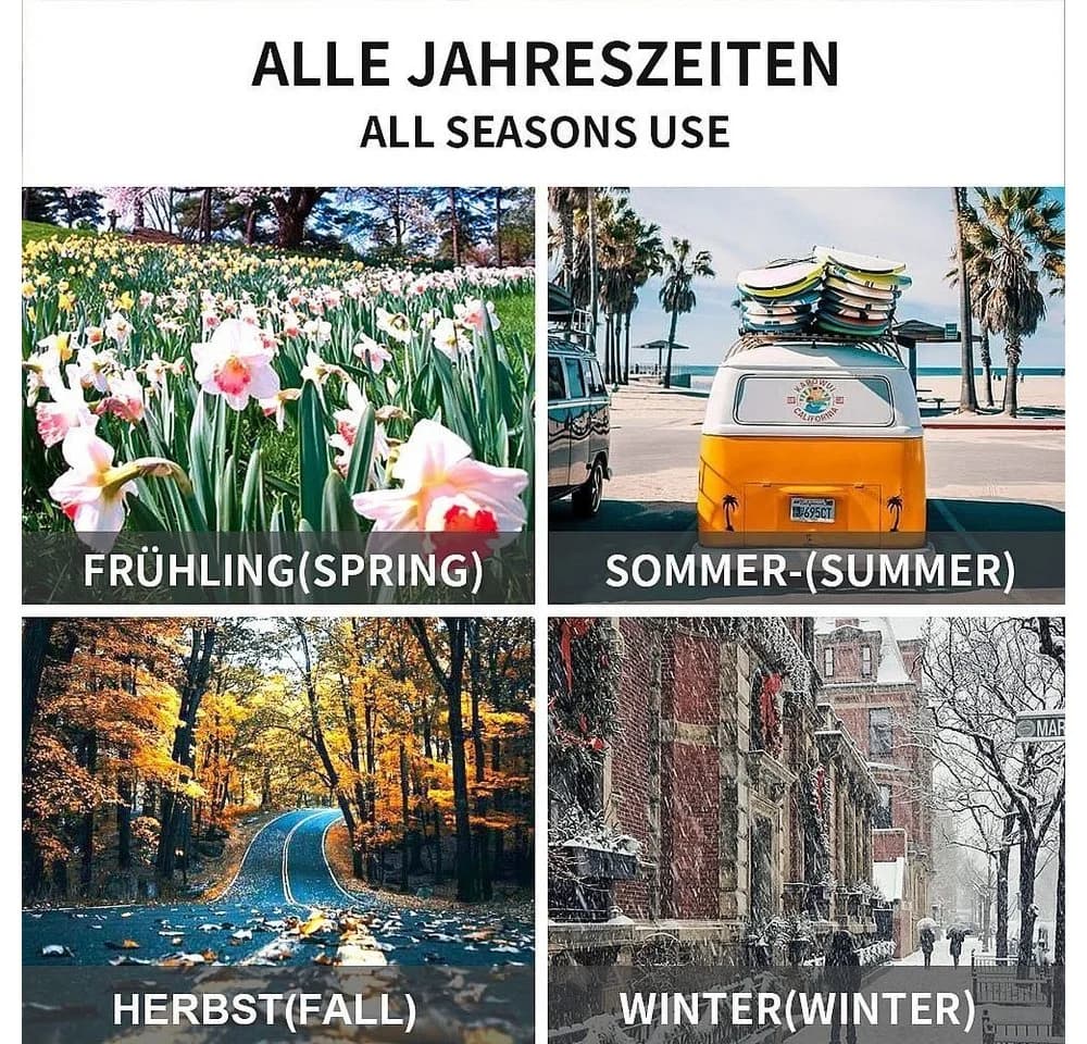 Melko Klemmmarkise Blau ohne Bohren höhenverstellbar - Bild 5