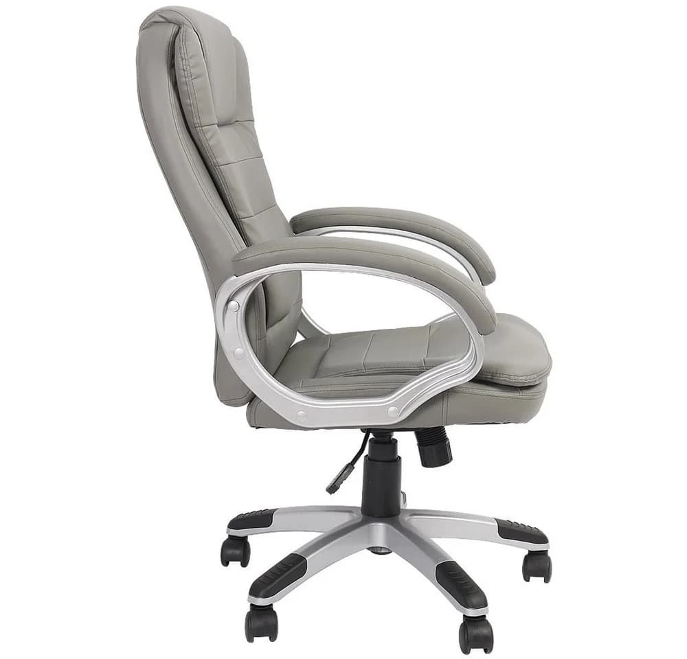 Melko Bürostuhl Grau Kunstleder Ergonomisch - Bild 2