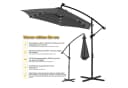 Melko Sonnenschirm 350 cm mit LED-Beleuchtung Bild 3