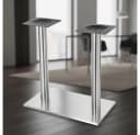 Melko Möbelfuß Tischbeine Edelstahl Silber Tischsäule Bild 2