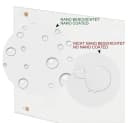 Melko Küchenrückwand Herdspritzschutz Milchglas ESG Sicherheitsglas 6mm Bild 3