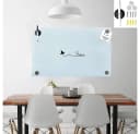 Melko Glasmagnettafel Weiß Sicherheitsglas Whiteboard Pinnwand Bild 1