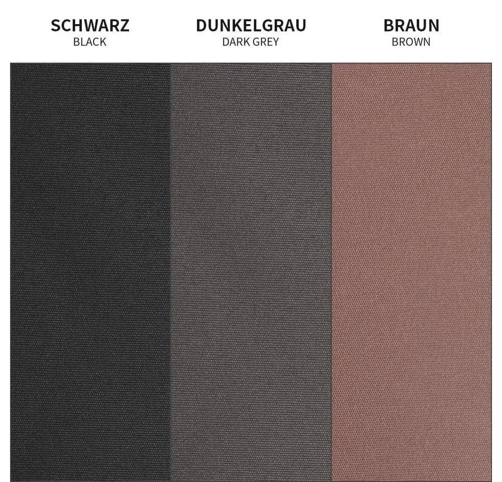 Melko Seitenmarkise Schwarz mit automatischer Zurückroll-Funktion - Bild 3