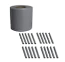 Melko PVC Sichtschutzstreifen 35/65m Grau Grün Anthrazit Zaunblende Bild 5