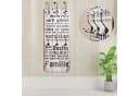 Melko Garderobenpaneel Wandgarderobe mit 6 Haken Braun/Beige Bild 5