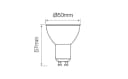 LED-Line LED-Leuchtmittel GU10 3W Neutralweiß 4000K 273 Lumen Bild 3