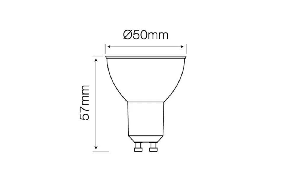 LED-Line LED-Leuchtmittel GU10 3W Neutralweiß 4000K 273 Lumen - Bild 3
