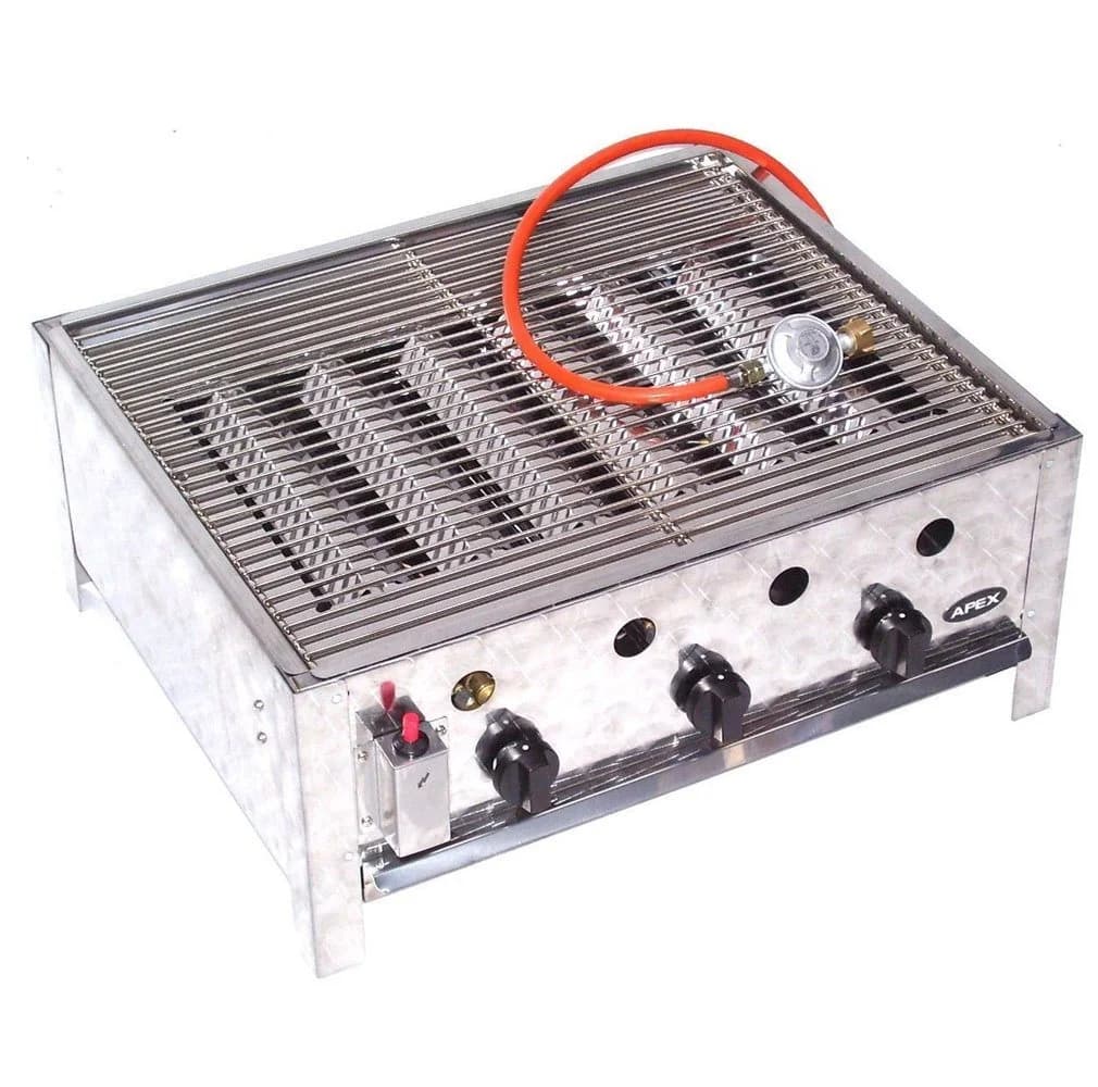 Apex 3-flammiger Gasbräter Edelstahl 10 kW
