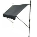 Apex Klemmmarkise 150cm Anthrazit mit Handkurbel Bild 5