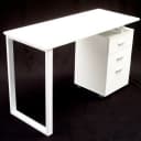 Apex Schreibtisch 120x50 Weiß mit Schubladen Bild 1