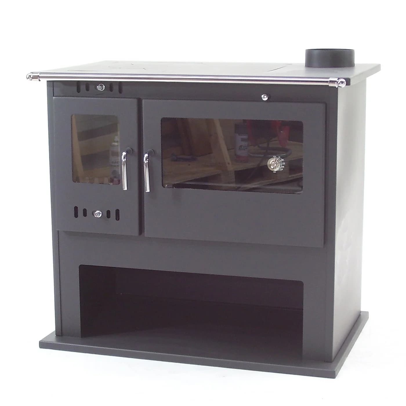 Apex Kaminofen Holzherd 10.5kW Küchenofen mit Herdplatte und Backfach - Bild 4